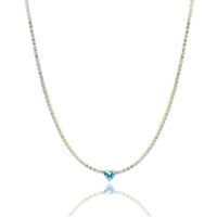 Necklace Brand Woman Attimi in Steel Cristallo 14NK016B-G - 14NK016B-G